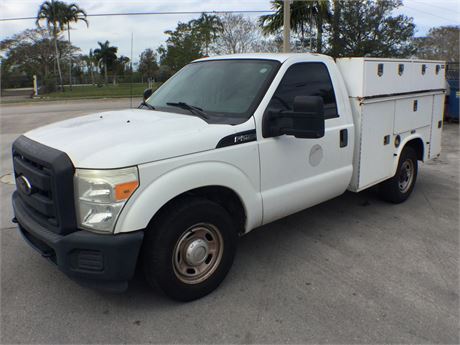 2012 Ford F-250 Utility Tool Bed Truck