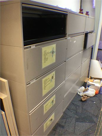 Mix lot of (20) Metal File Cabinets
