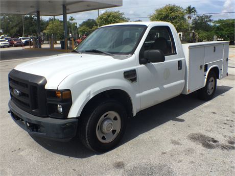 2008 Ford F-250 Utility Tool Bed Truck (Diesel)