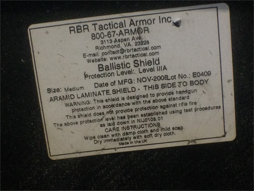 BIDERA Government Auctions - (5) Ballistic Tactical Police Riot Shields