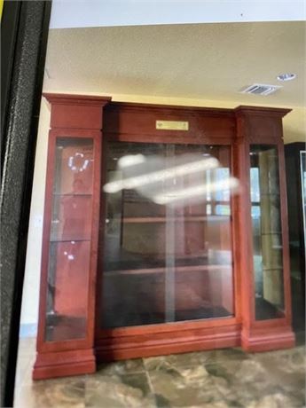 Display Case Solid Wood 8' Tall X 8'2 Wide
