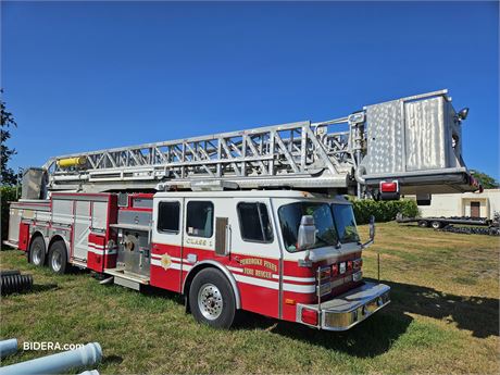 1998 E-0ne Aerial Platform Fire Truck