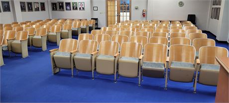 Chamber Room Sectional Chairs (Seating for 112 People)