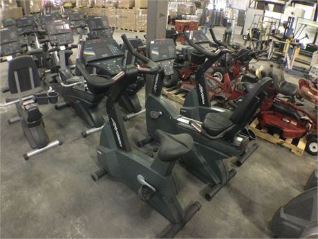 (03) Life Cycle 9500HR Fitness Stationary Bikes