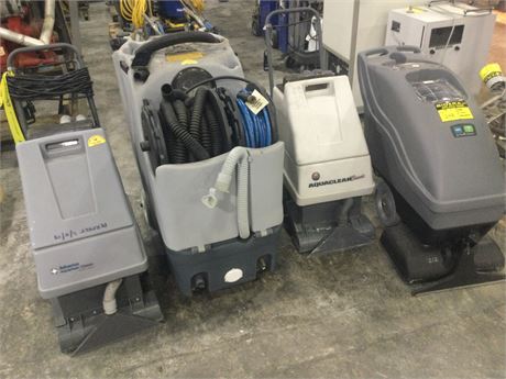 Mixed Lot of (4) Used Floor Cleaners