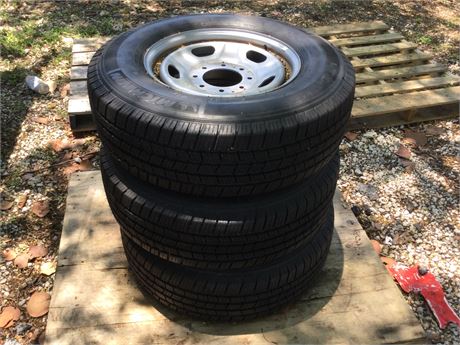 (03) Michelin Tires LTX /MS2  245/75R17 With Rims