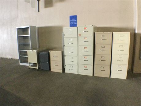 Mix lot of (08) Metal Cabinets