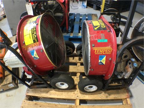 (2) Tempest 18" Power Blowers