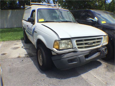 2001 Ford Ranger  4X2 (Crashed) Missing Parts