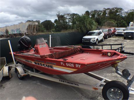 2007 Tracker Grizzly 1860 Boat, Motor & Trailer