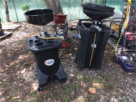 Mix lot of (02) Portable oil Drain 16 GaL. Appx.