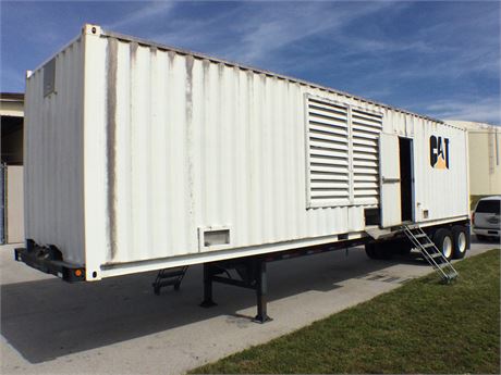 2012 40’ Chassis King CAT 1000KW Portable Generator