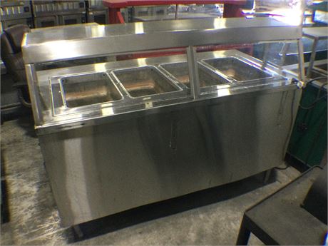 Duke Gas Food Warmer With 4 Compartments