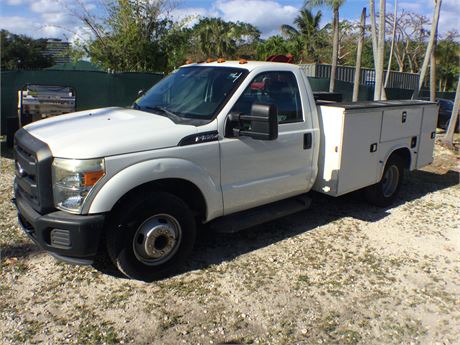 2016 Ford F-350 Dually Tool Bed Truck