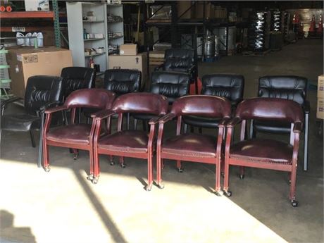 (11) Mix Lot of Lobby Chairs