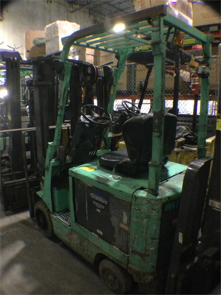 Bidera Government Auctions Mitsubishi 2fbc15 Electric Forklift