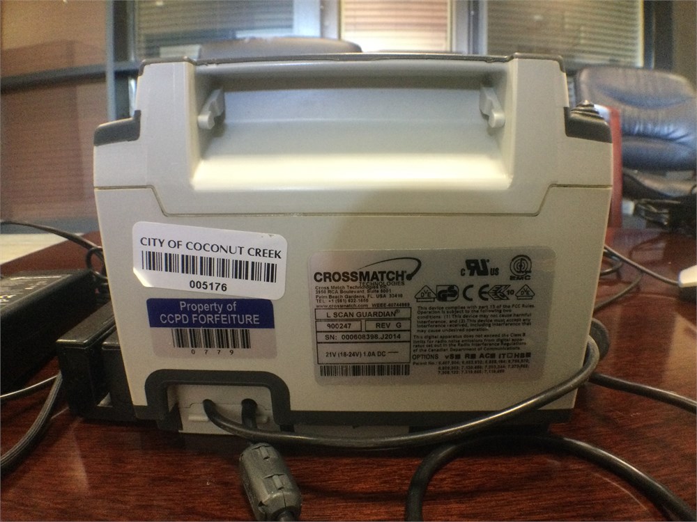 BIDERA Government Auctions - Crossmatch Finger Print Machine by Guardian