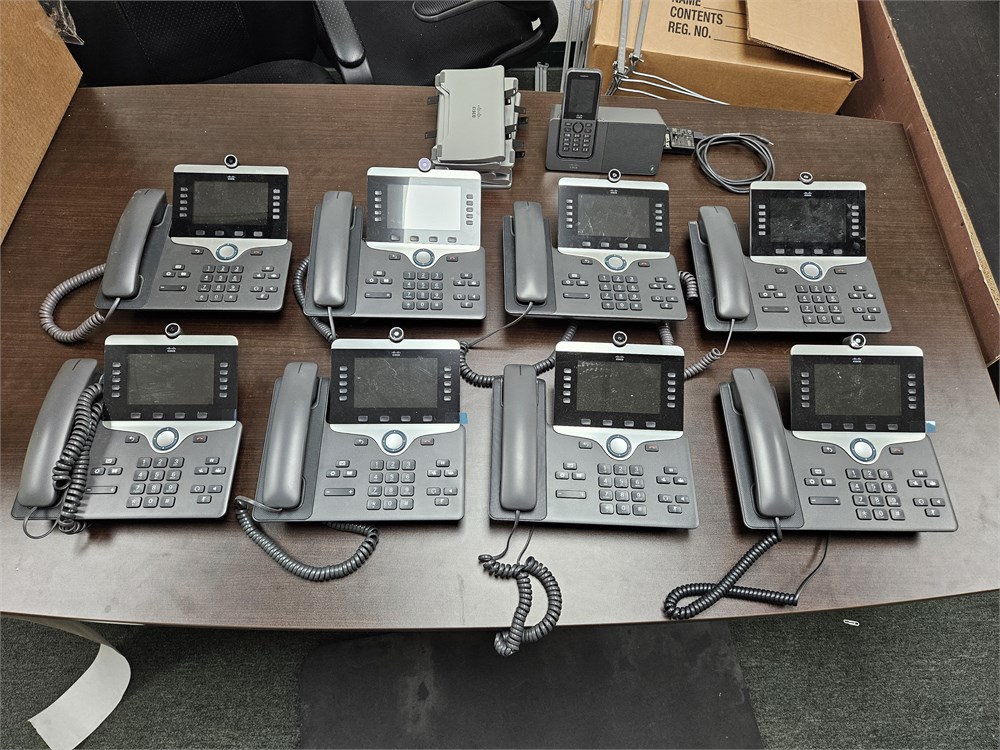Executive Phone BIDERA Government Auctions - (8) Cisco Executive Office Phones ...